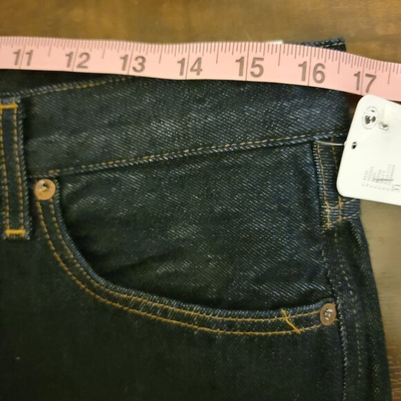 Agolde Leena Mid Rise Baby Flare Jeans Womens 27 Dark Wash Denim Country Western - Picture 5 of 7